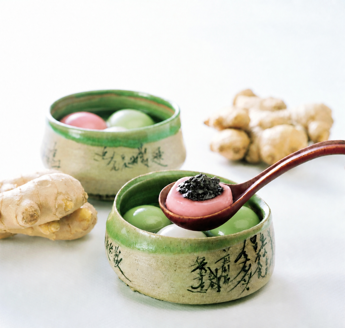 F1 Xi Yan Three Flavours Tang Yuan With Ginger Soup 手工自制三色元宵 (Per Bowl /每碗) (3 Pcs)