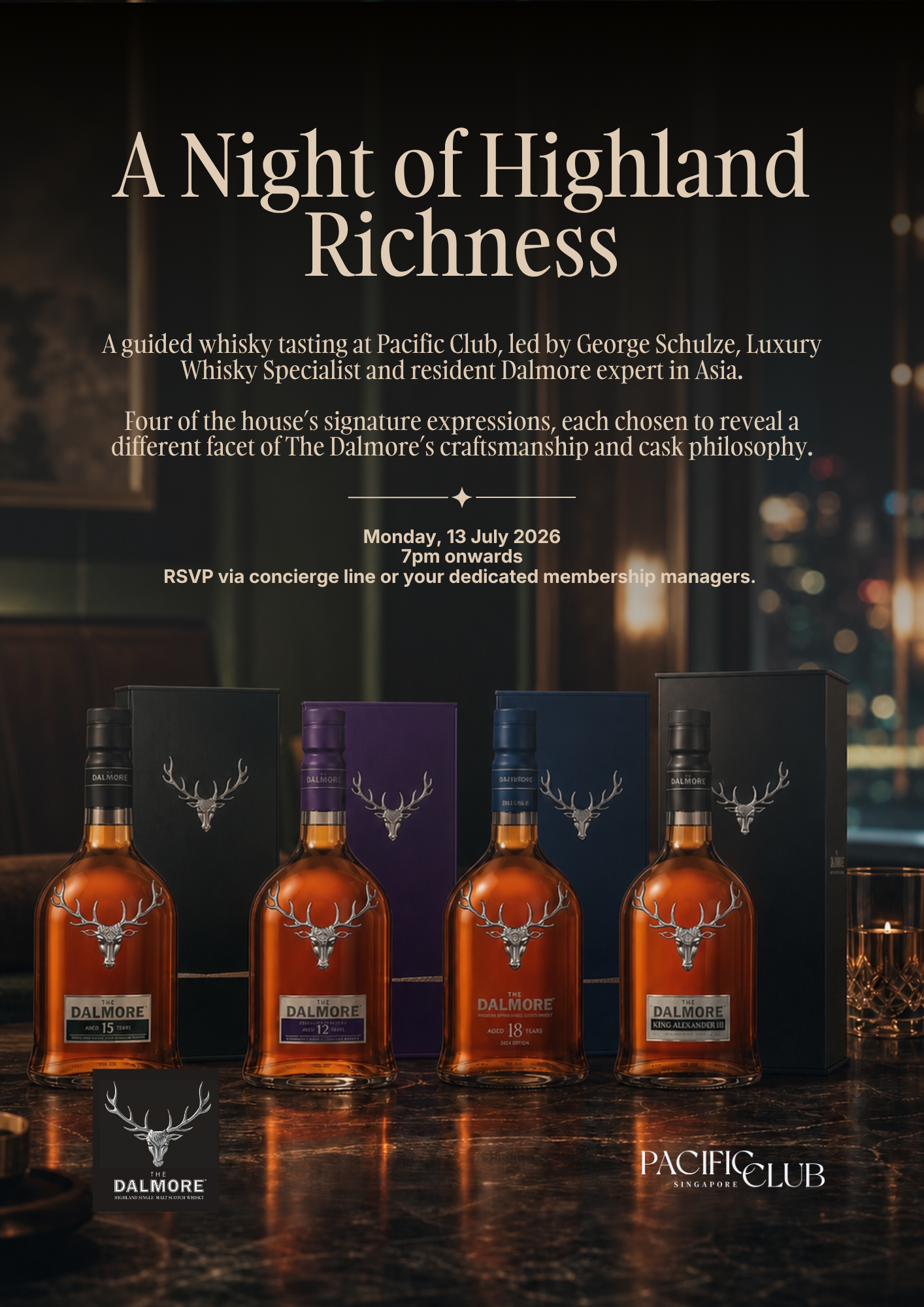 The Dalmore: A Night of Highland Richness (PLATINUM)