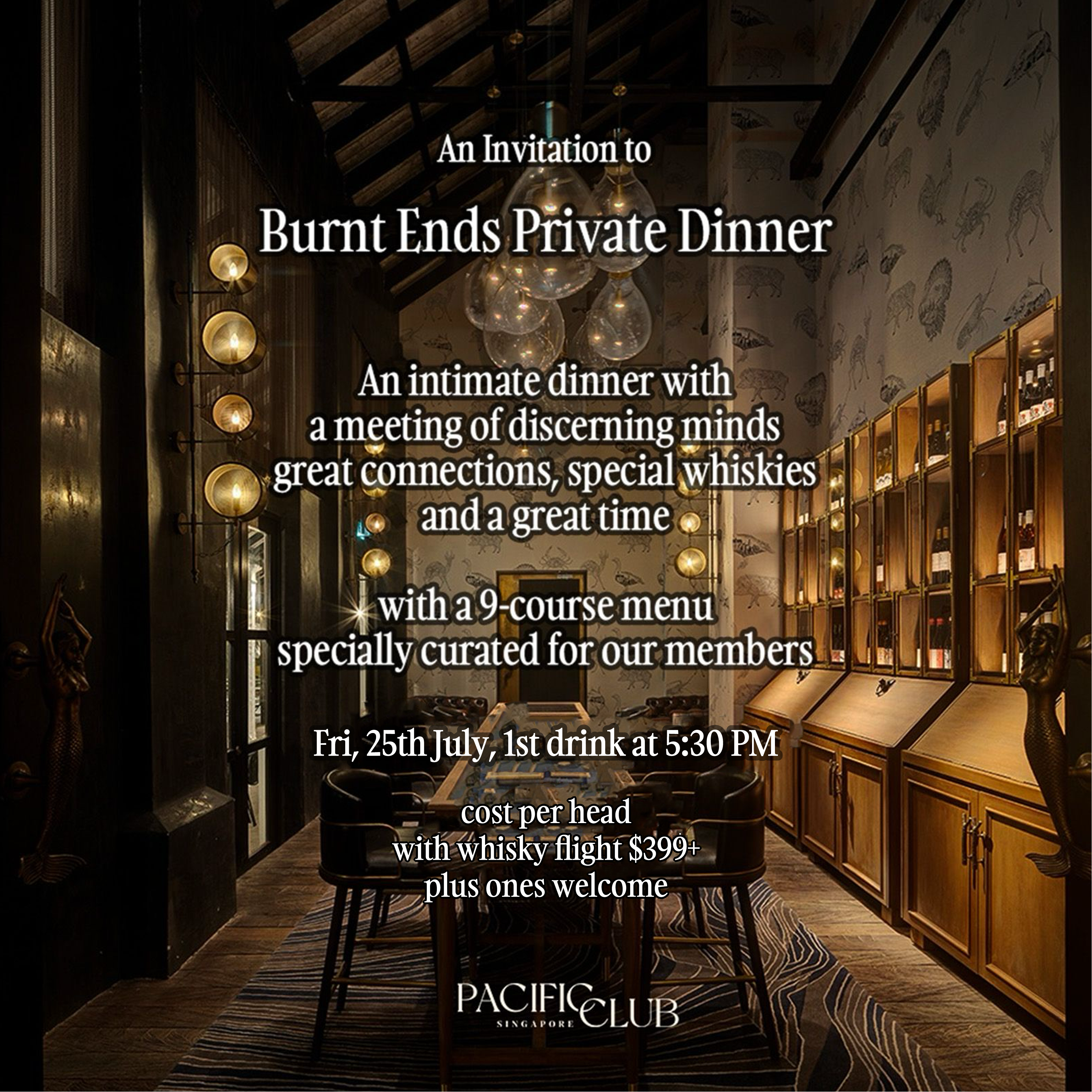 Burnt Ends Private Dinner (25 July) (Silver)