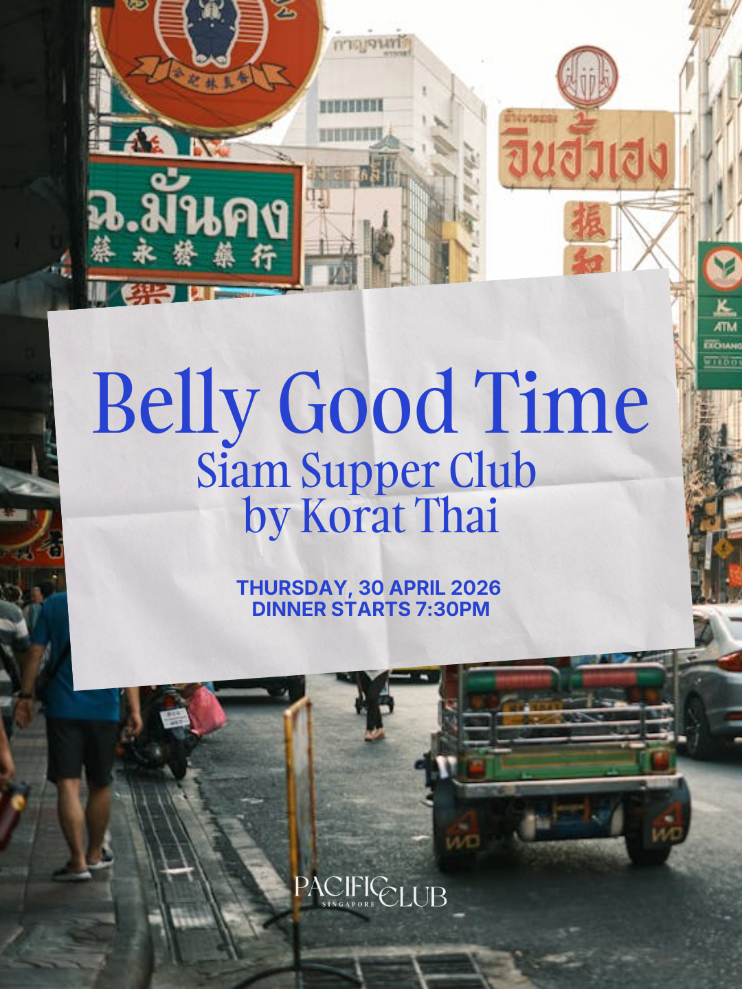 Belly Good Time: Siam Supper Club (APRIL 2025)