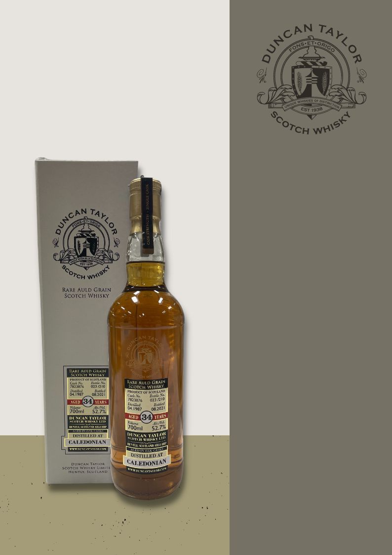 RARE AULD GRAIN CALEDONIAN 1987 34YRS