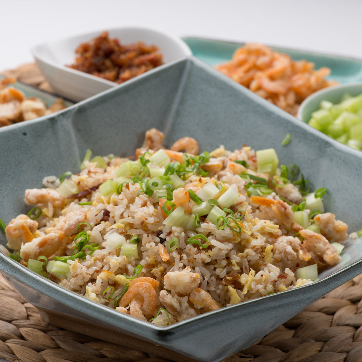 XO Sauce Fried Rice with Celery &amp; Dried Shrimps
西芹蝦米XO炒飯
