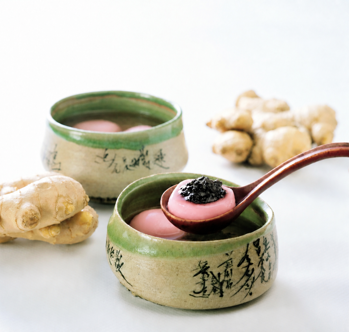 Xi Yan Okinawa Black Sugar Tang Yuan with Ginger Soup 冲绳黑糖汤圆 (per bowl /每碗) (3 pcs)