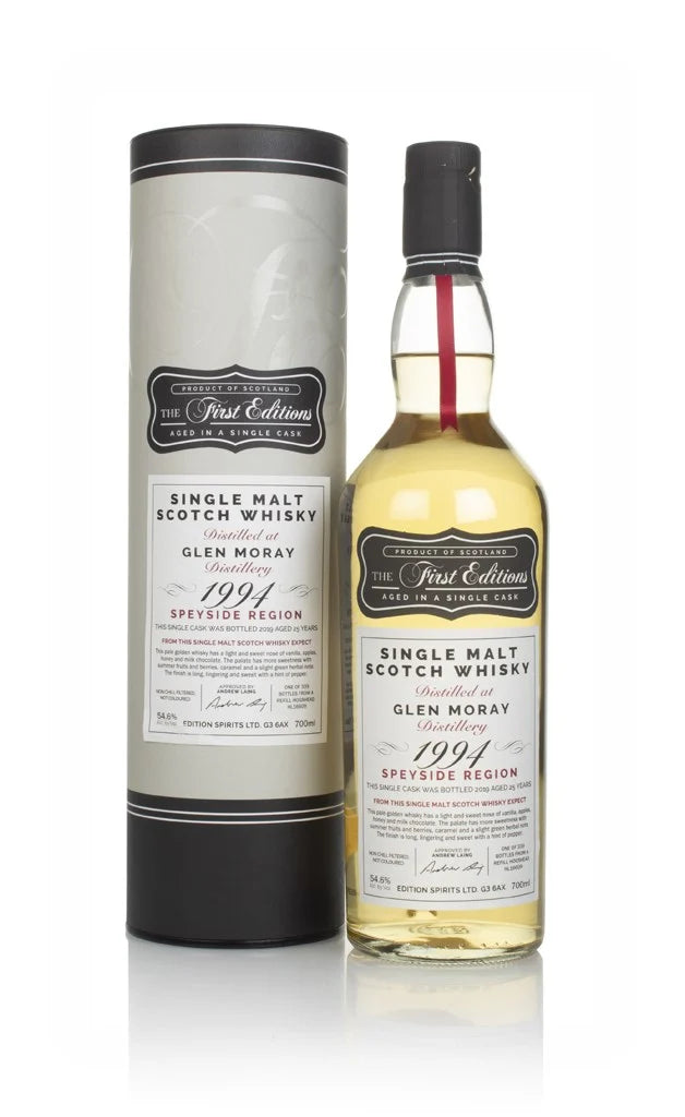 FIRST EDITION GLEN MORAY 1994 AGED 25 YRS