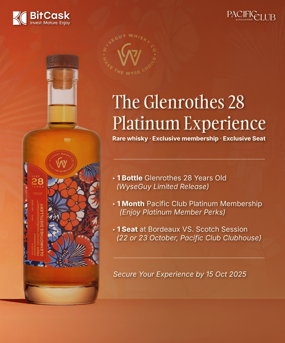 The Glenrothes 28 Platinum Experience