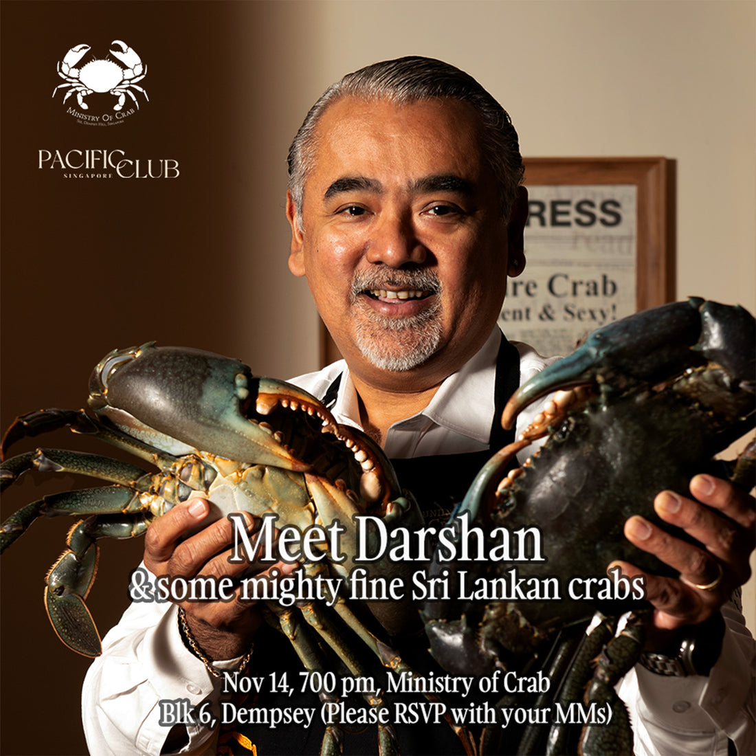 Meet Darshan - An escape to Sri Lanka at Ministry of Crab