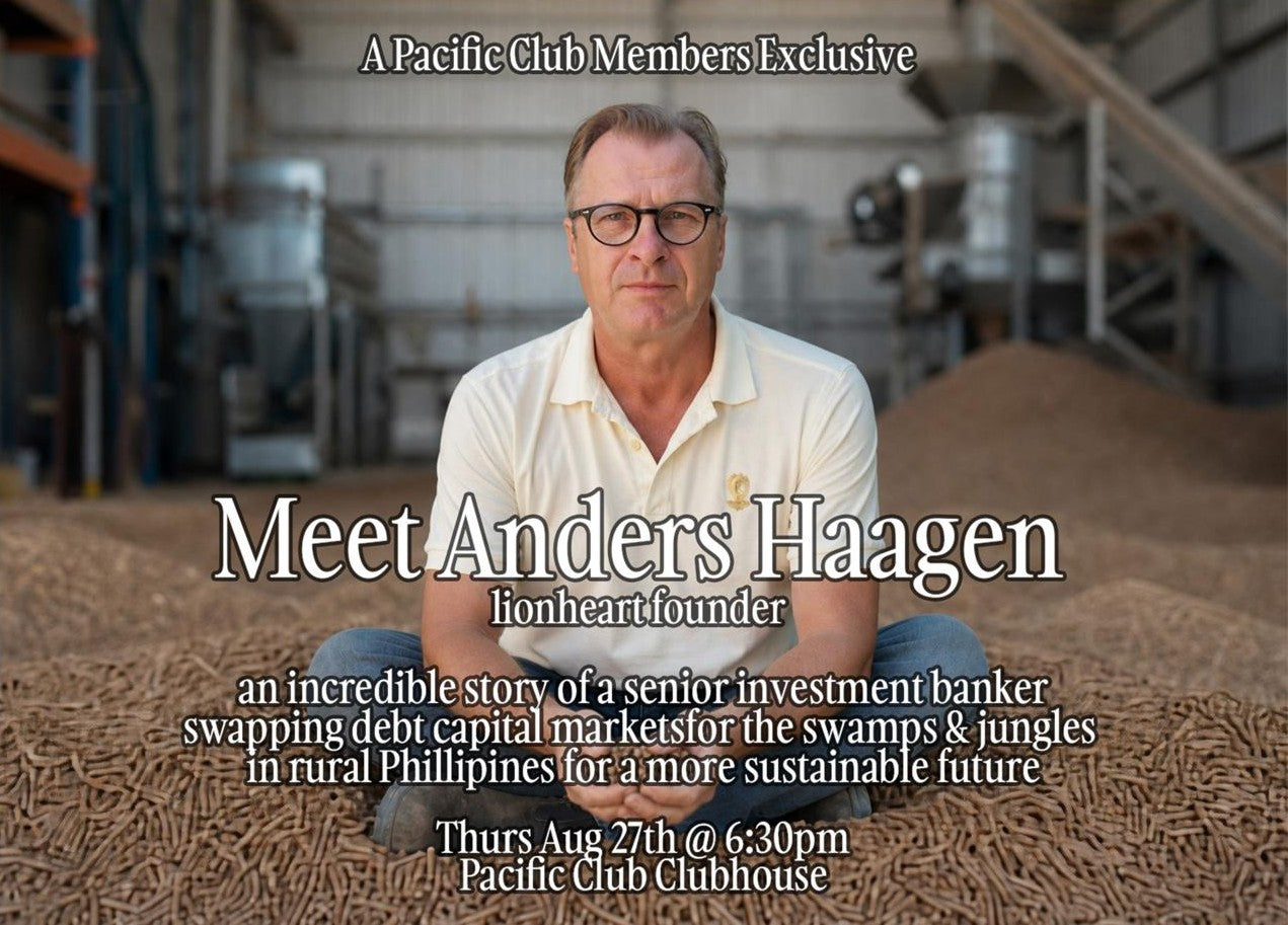 Meet Anders Haagen — An Exclusive Evening of Purpose, Innovation &amp; Sustainable Impact
