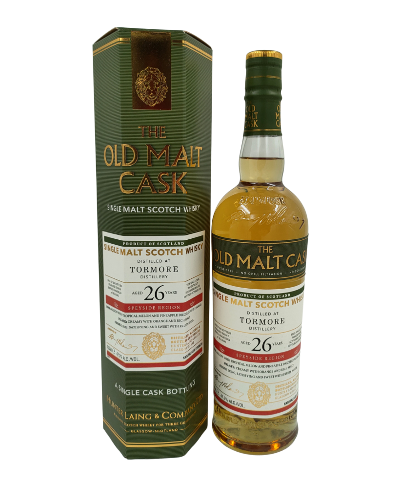 OLD MALT CASK TORMORE 1992 AGED 26 YRS