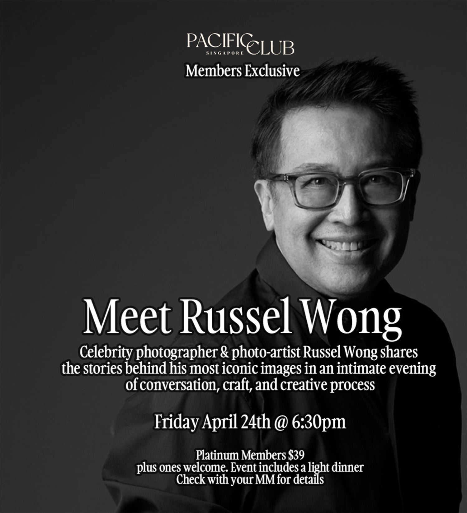 Meet Russel Wong — An Exclusive Evening of Stories, Craft &amp; Creativity
