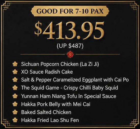 Social Sharing MENU C $413.95++