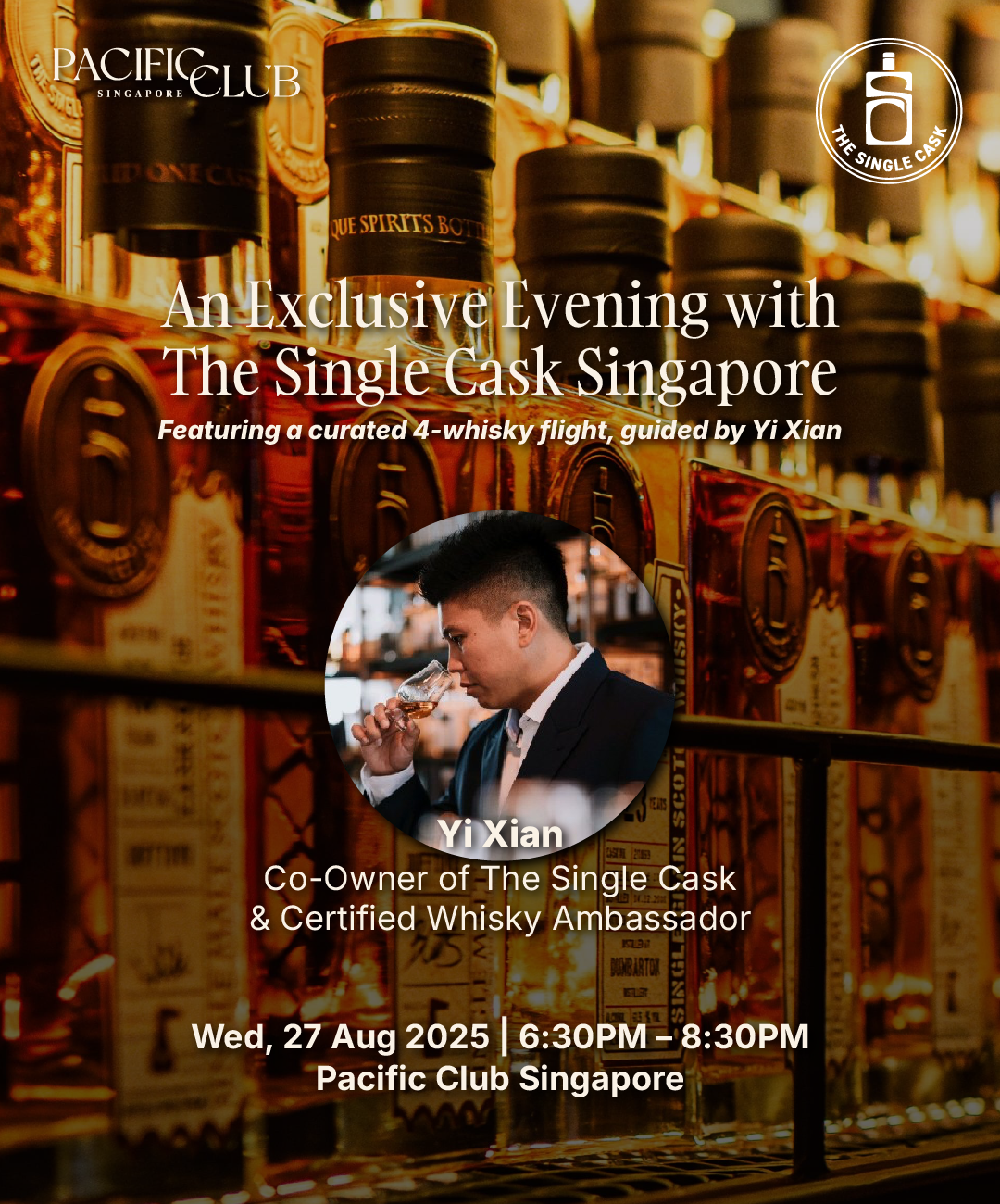 An Evening with The Single Cask Singapore (Platinum) | 15 Oct
