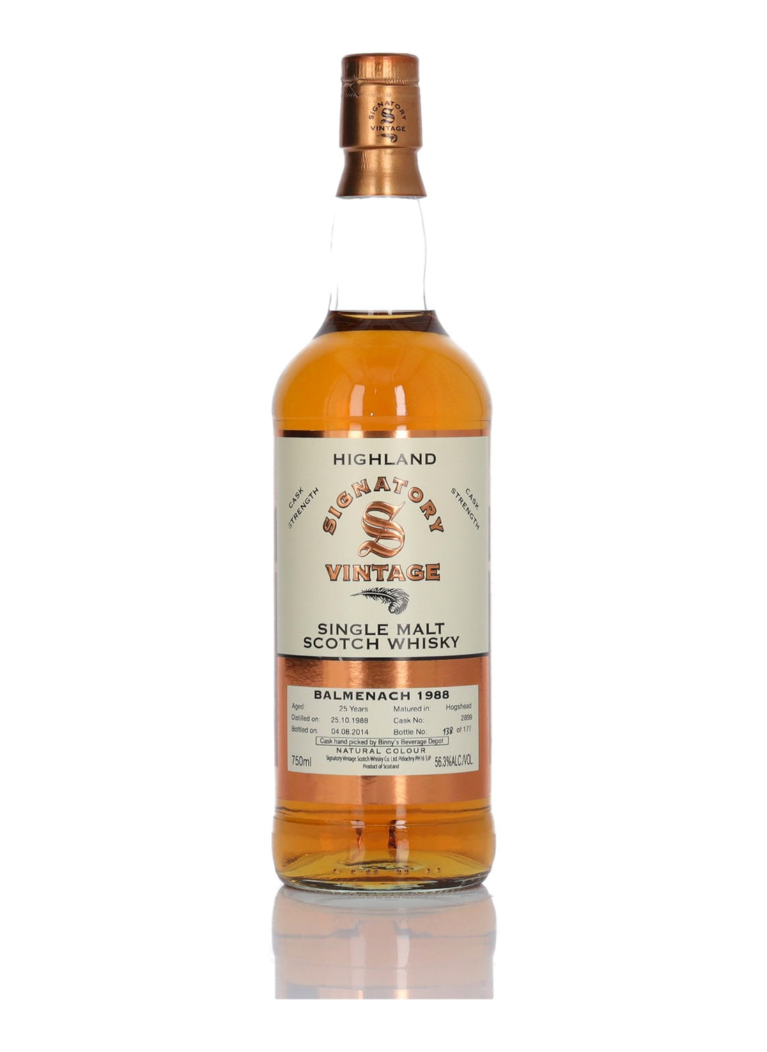 Balmenach Signatory Vintage 25 Year Old 1988
