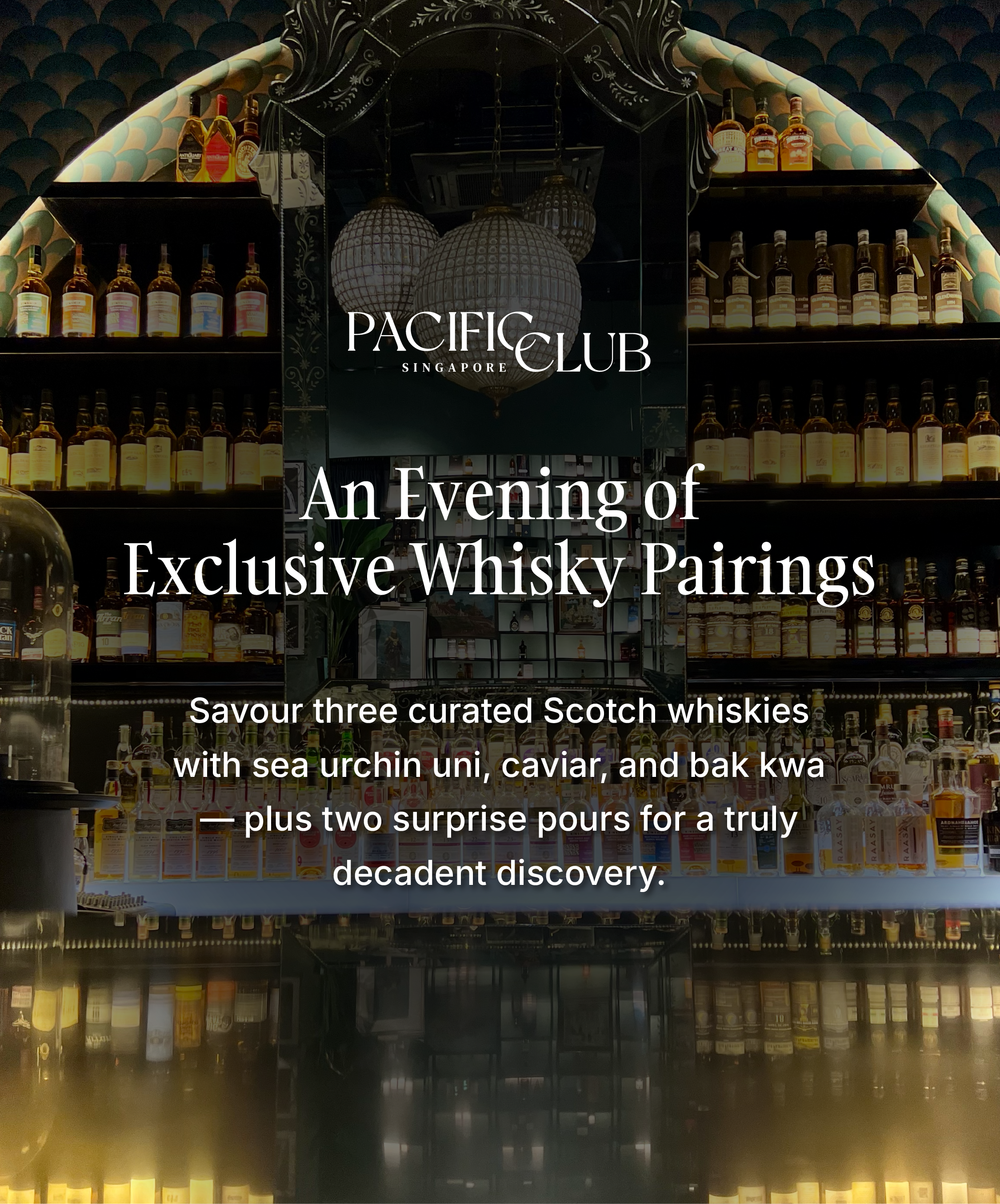 An Evening of Exclusive Whisky Pairings (Platinum) | 9 Sep
