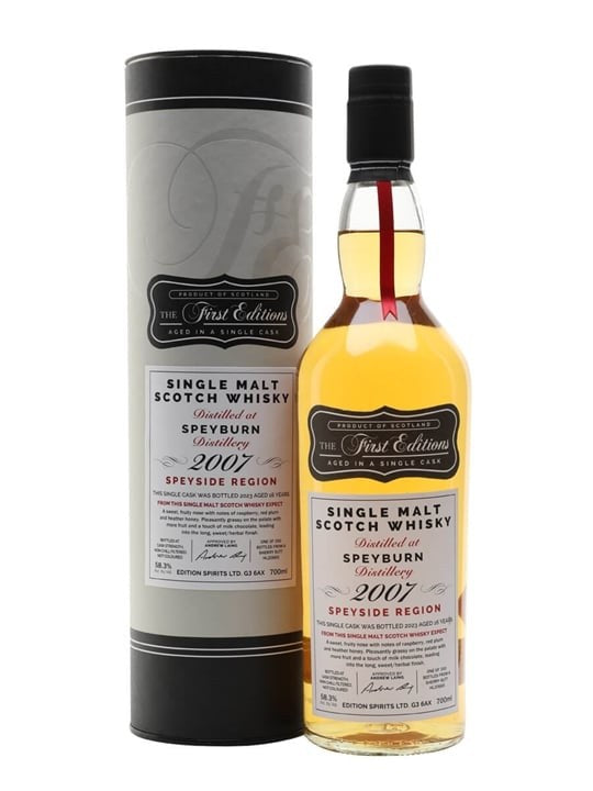 First Edition Speyburn 2007 16 Years Old Sherry Butt