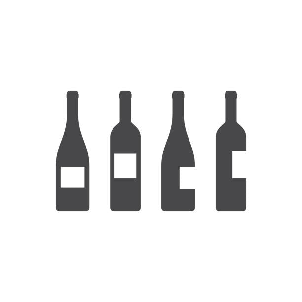 Wine bottle illustration placeholder