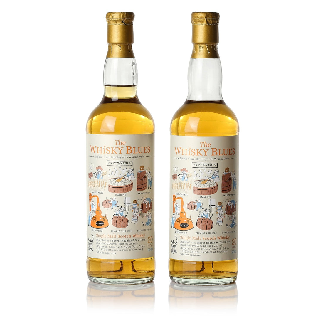 Kittenish Highland Malt The Whisky Blues 20 Year Old 2000