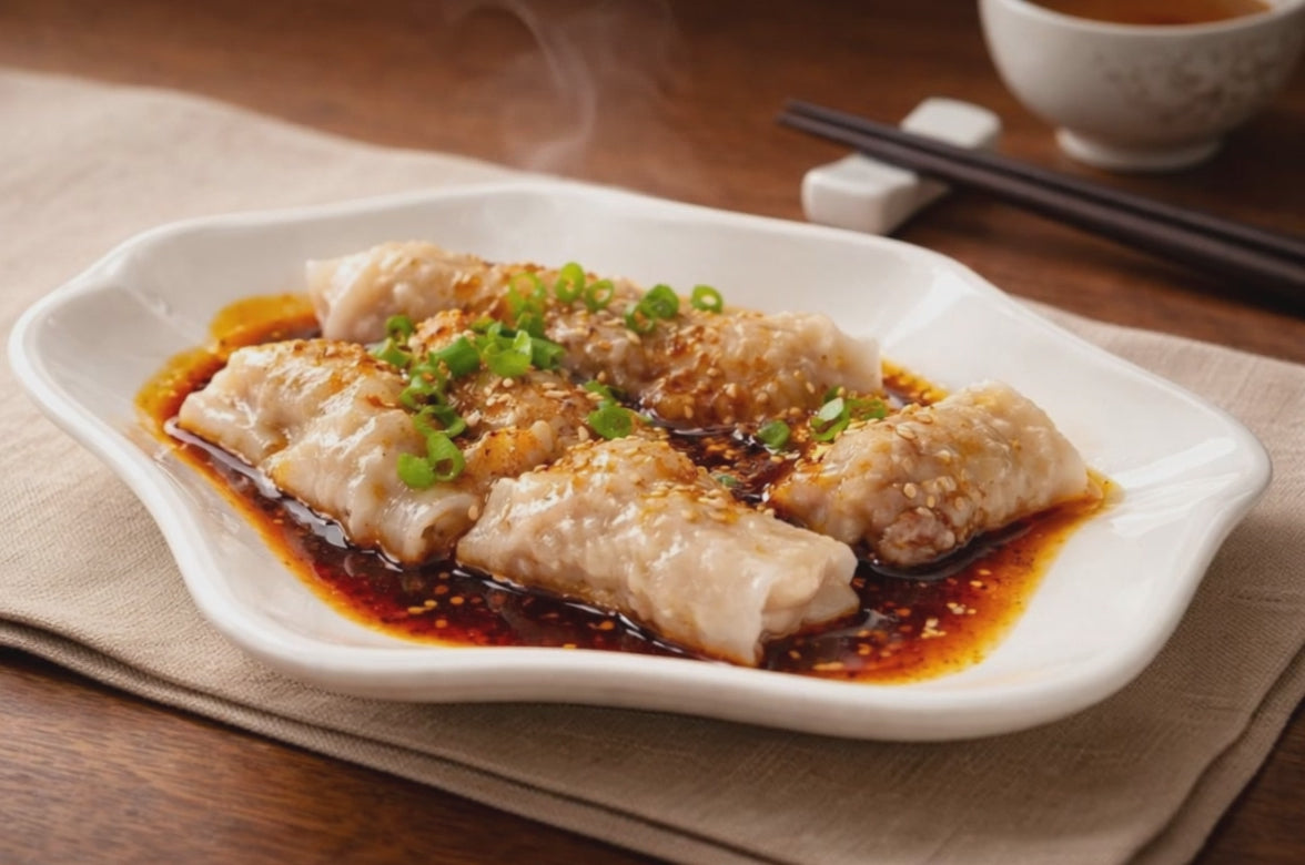 Prawn Pork Dumpling in Sichuan Sauce