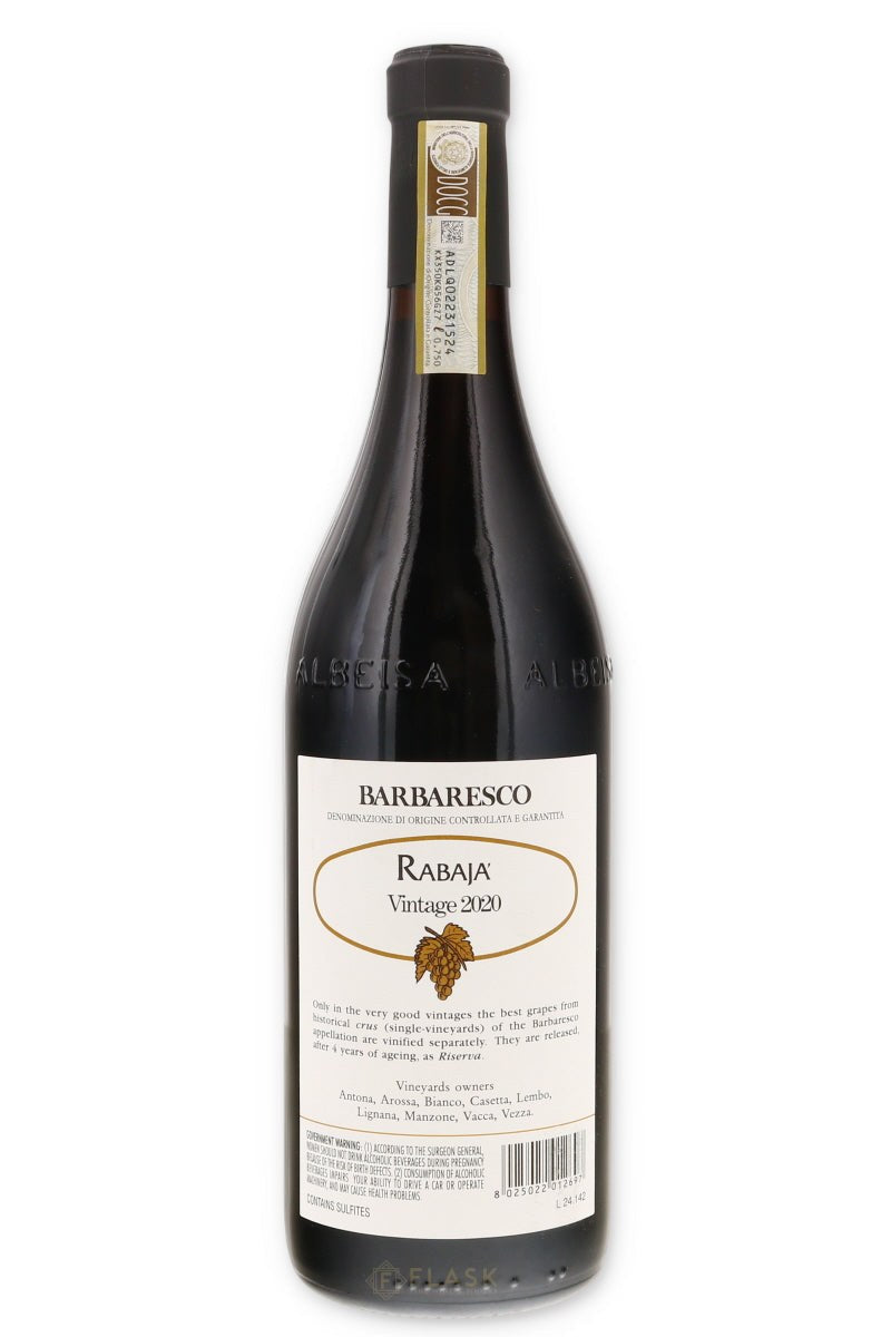 Produttori del Barbaresco Riserva Rabaja 2020