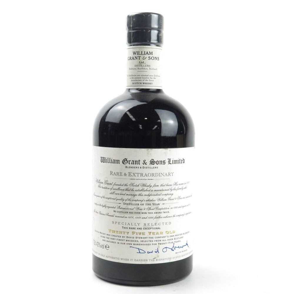 William Grant &amp; Sons Rare &amp; Extraordinary 25 Year Old